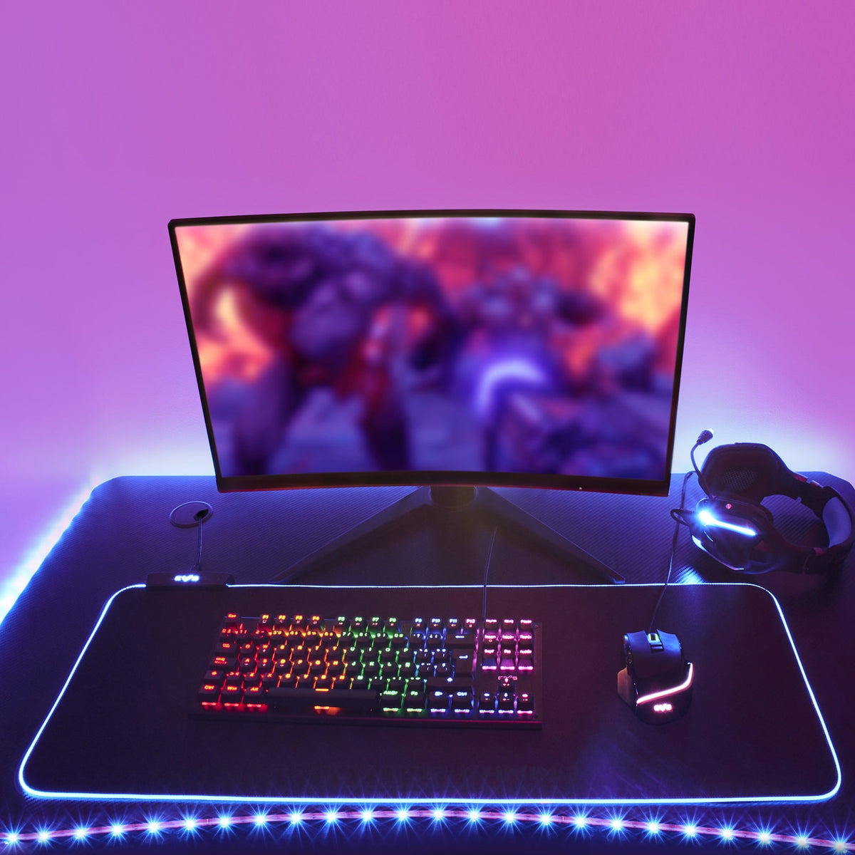 Podkładka pod mysz dla graczy ESG P5 RGB