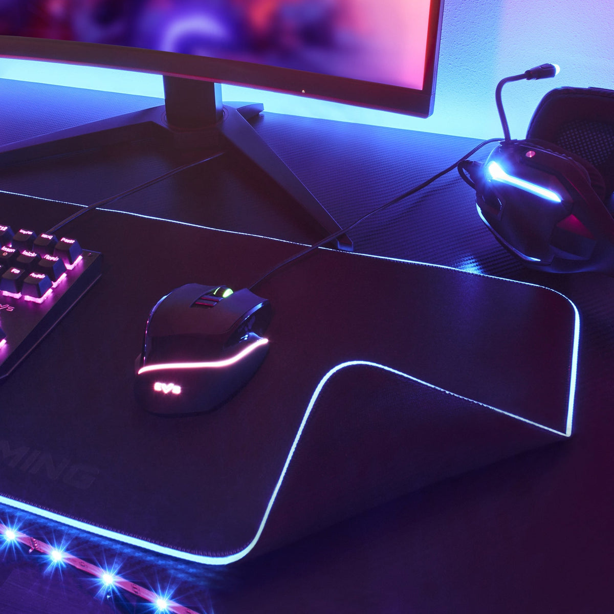Podkładka pod mysz dla graczy ESG P5 RGB