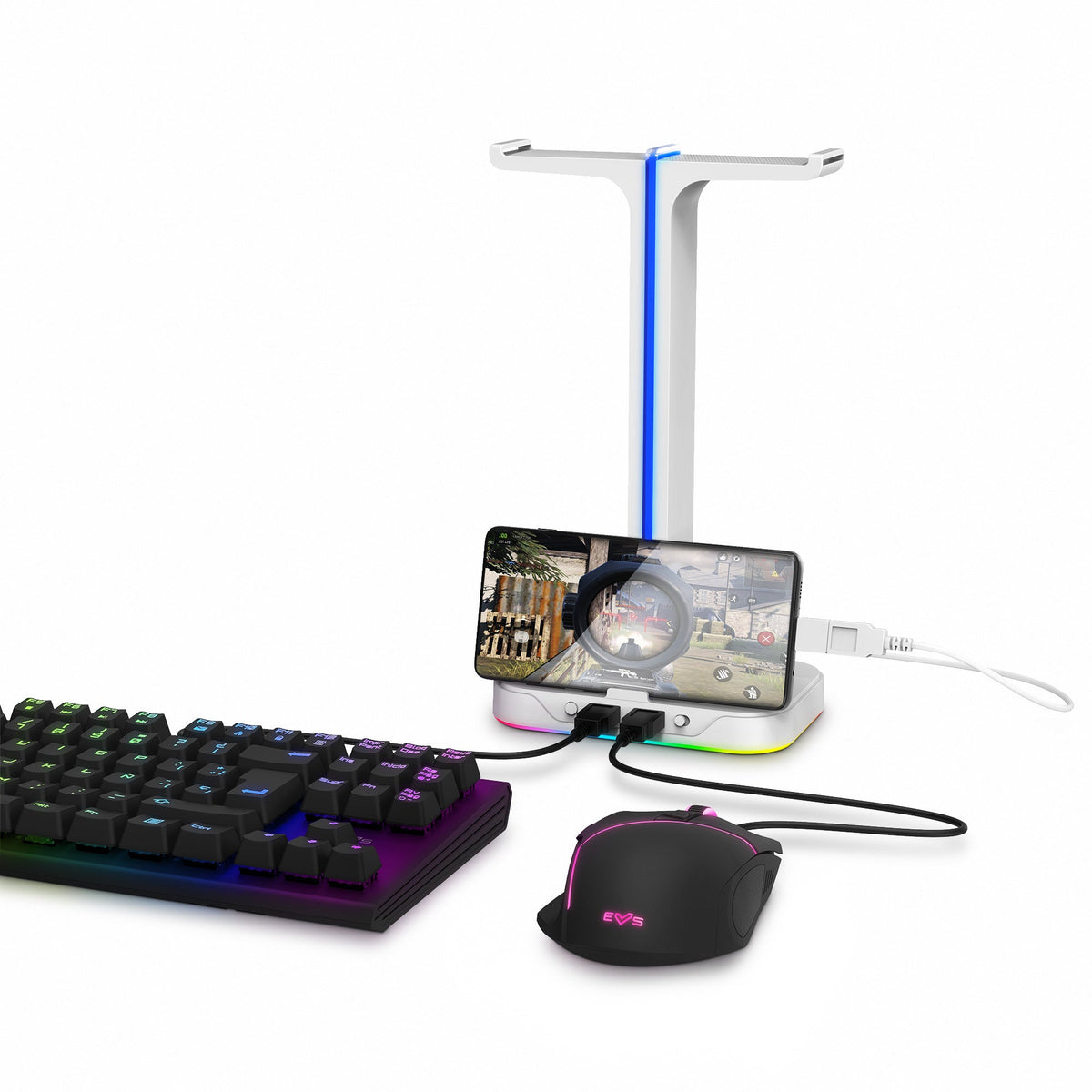 Gaming Headset Stand ESG S3 DUO