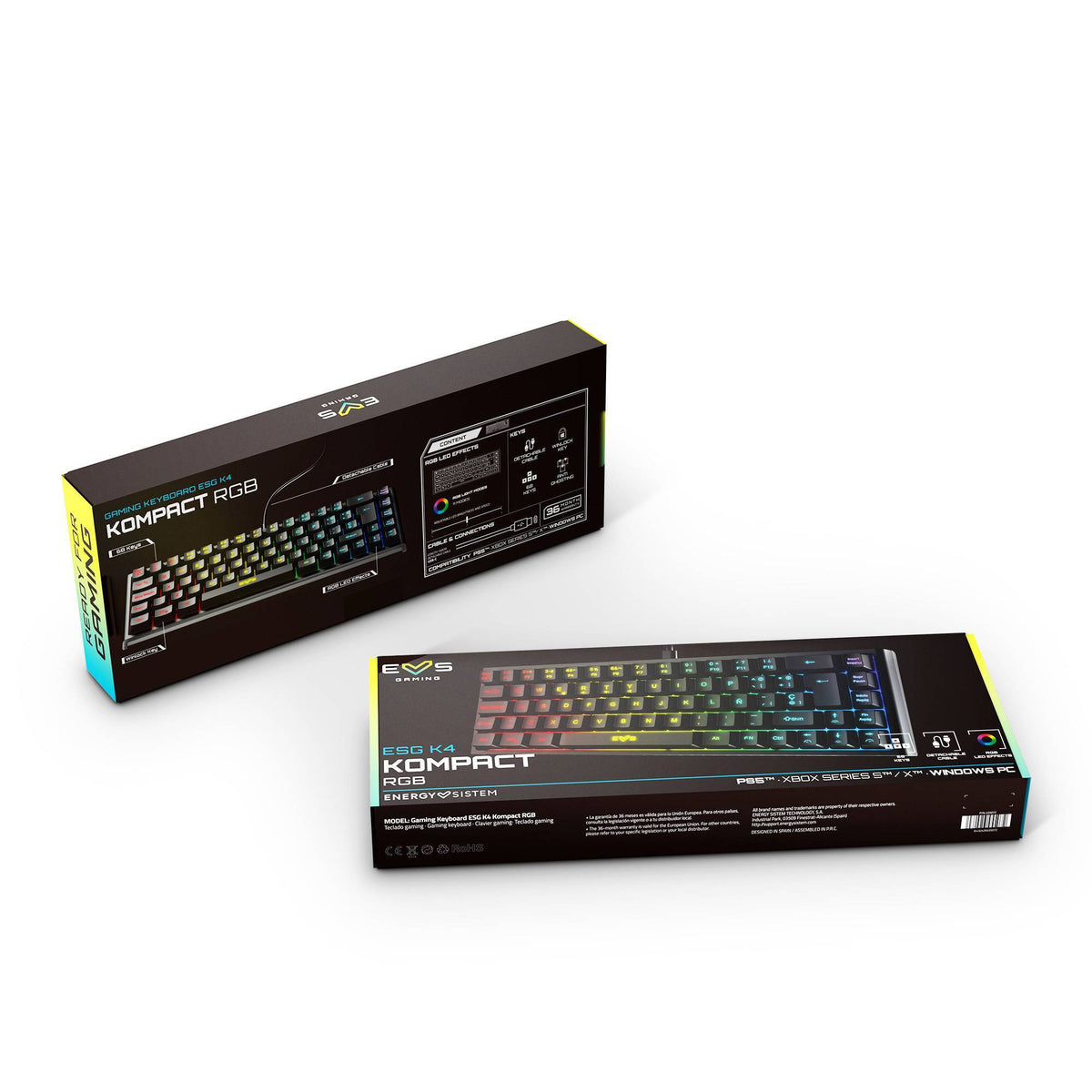 Klawiatura gamingowa ESG K4 KOMPACT-RGB
