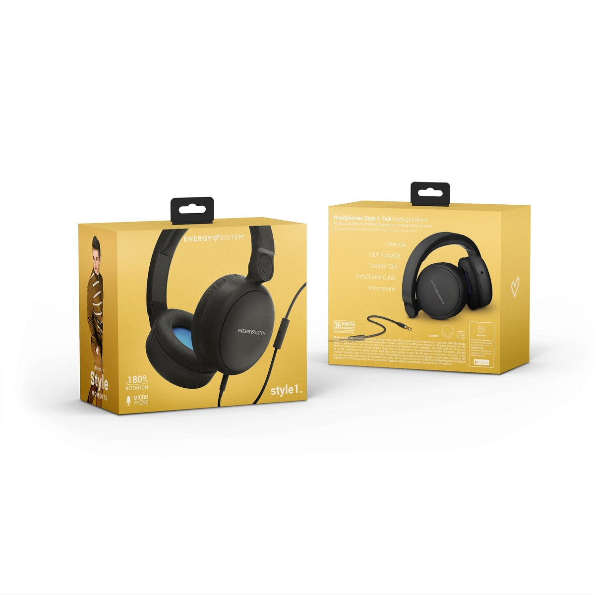 Headphones Style 1 Talk Midnight black