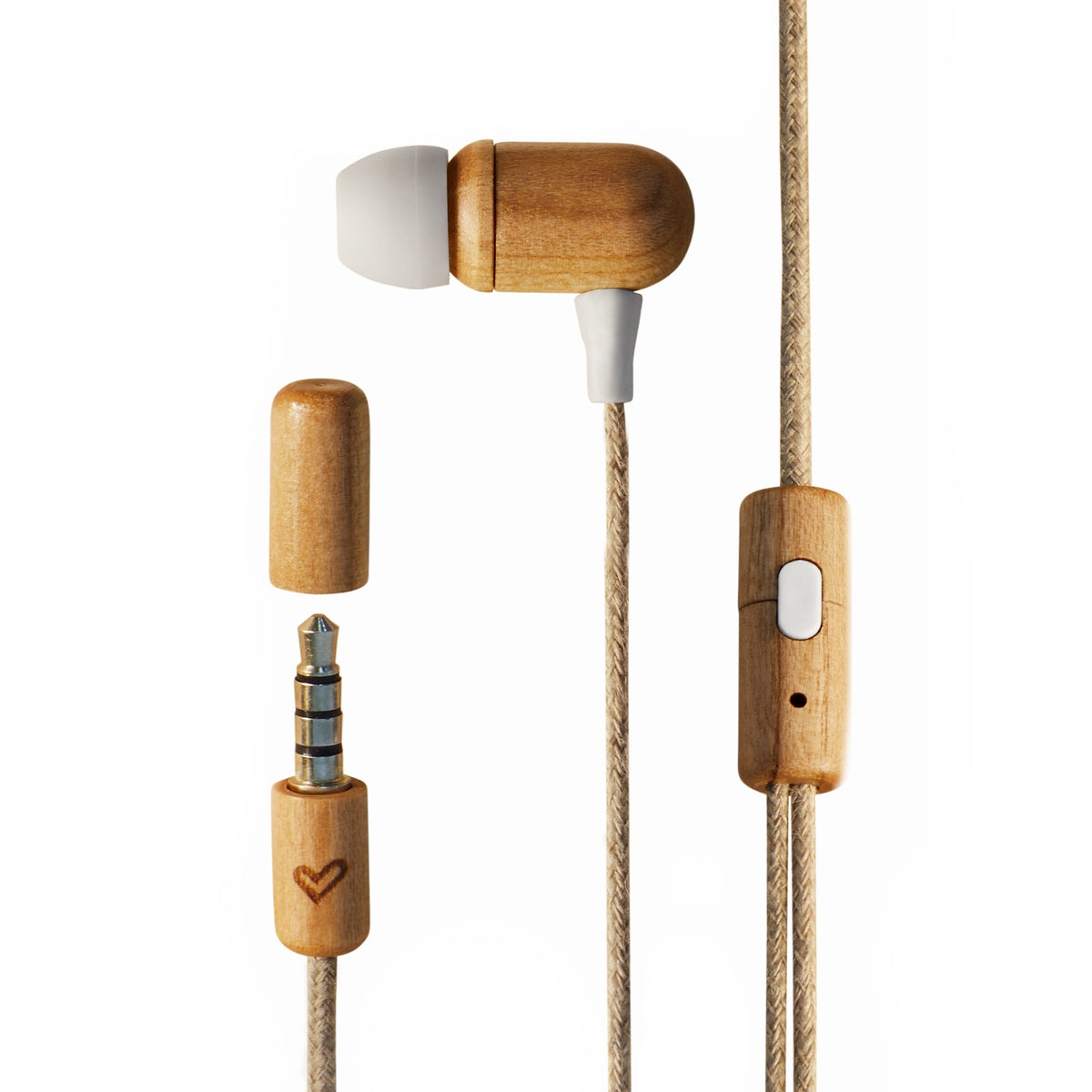 Słuchawki douszne Eco Cherry Wood